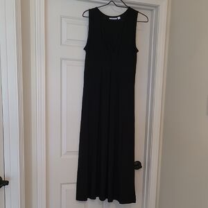 Black Empire Waist Maxi Dress S